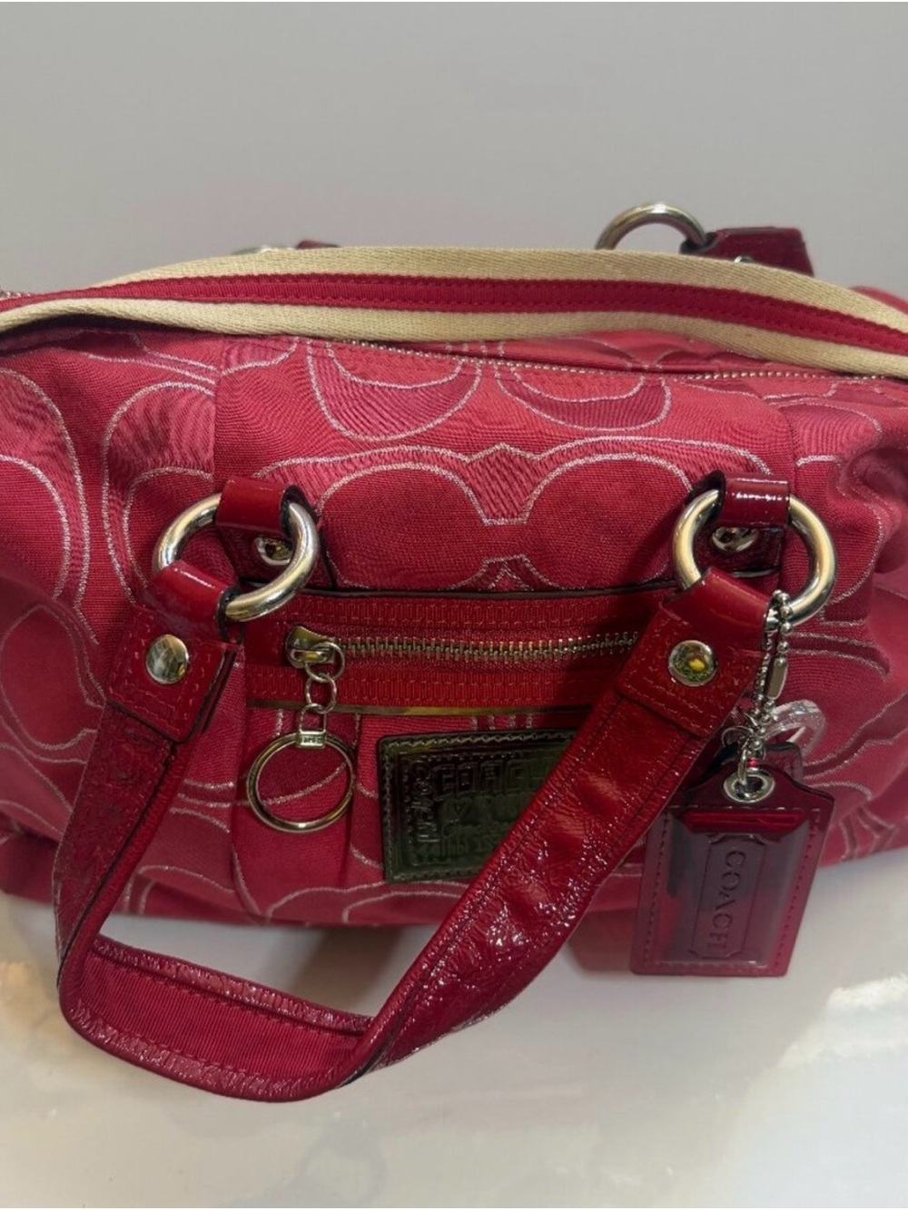 Coach Red Poppy Satchel